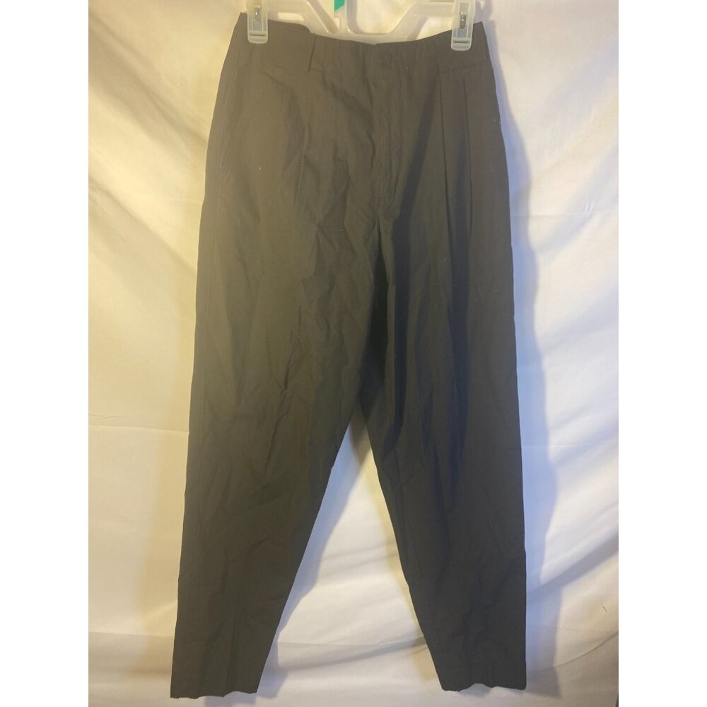 Vintage Emo Liz Claiborne Pants Drop Yoke Black Medium 8 Women’s 90s Goth